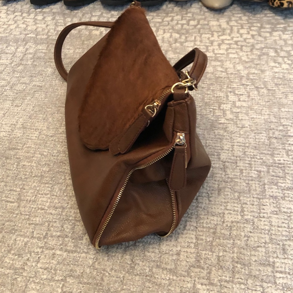 Calf Hair & Vegan Leather Bag - Picture 8 of 8